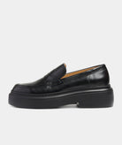 GARMENT PROJECT WMNS June Loafer - Black Leather / Black Sole Loafer 999 Black