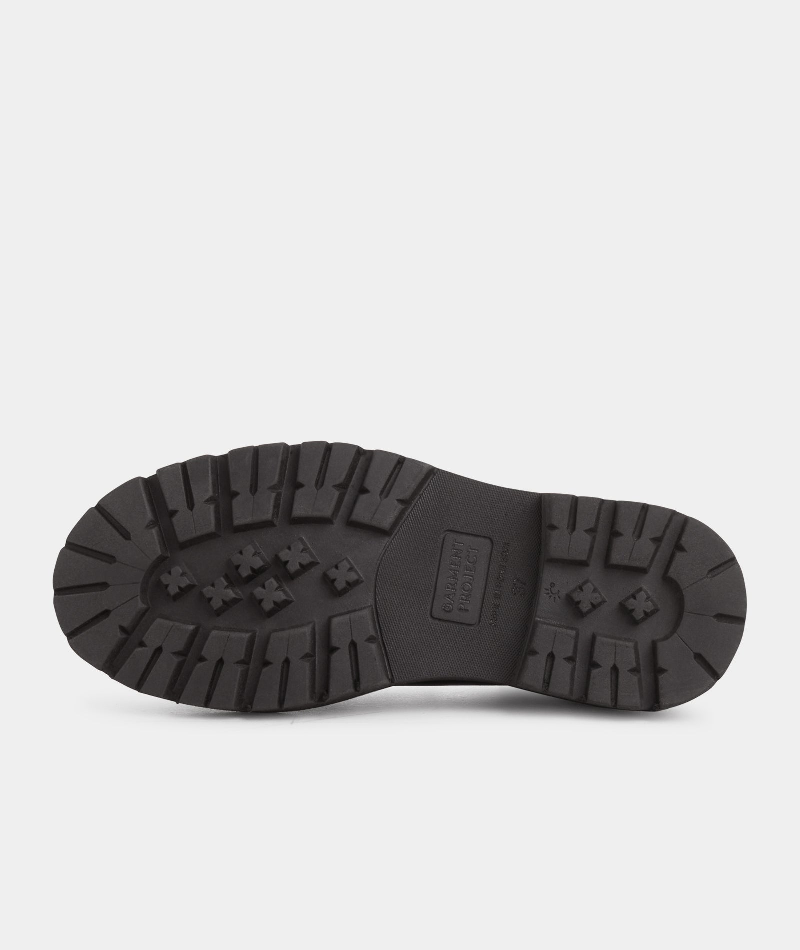 GARMENT PROJECT WMNS Spike Lace - Black Polido Leather Shoes 999 Black