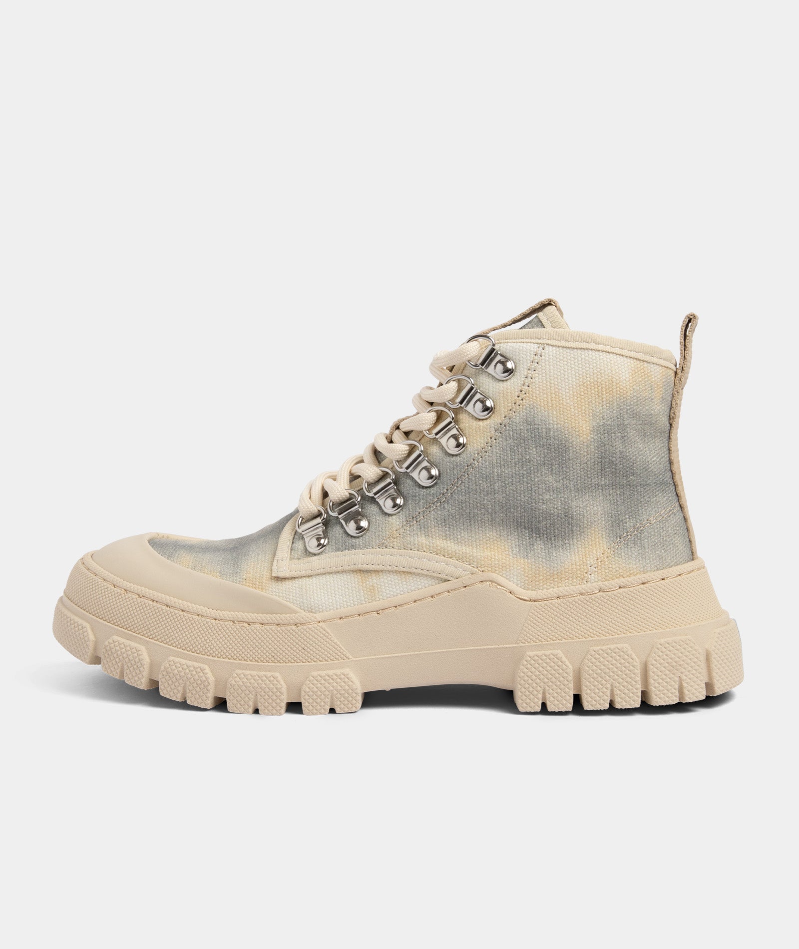 GARMENT PROJECT WMNS Twig High - Grey Tie Dye Canvas Boots 430 Grey