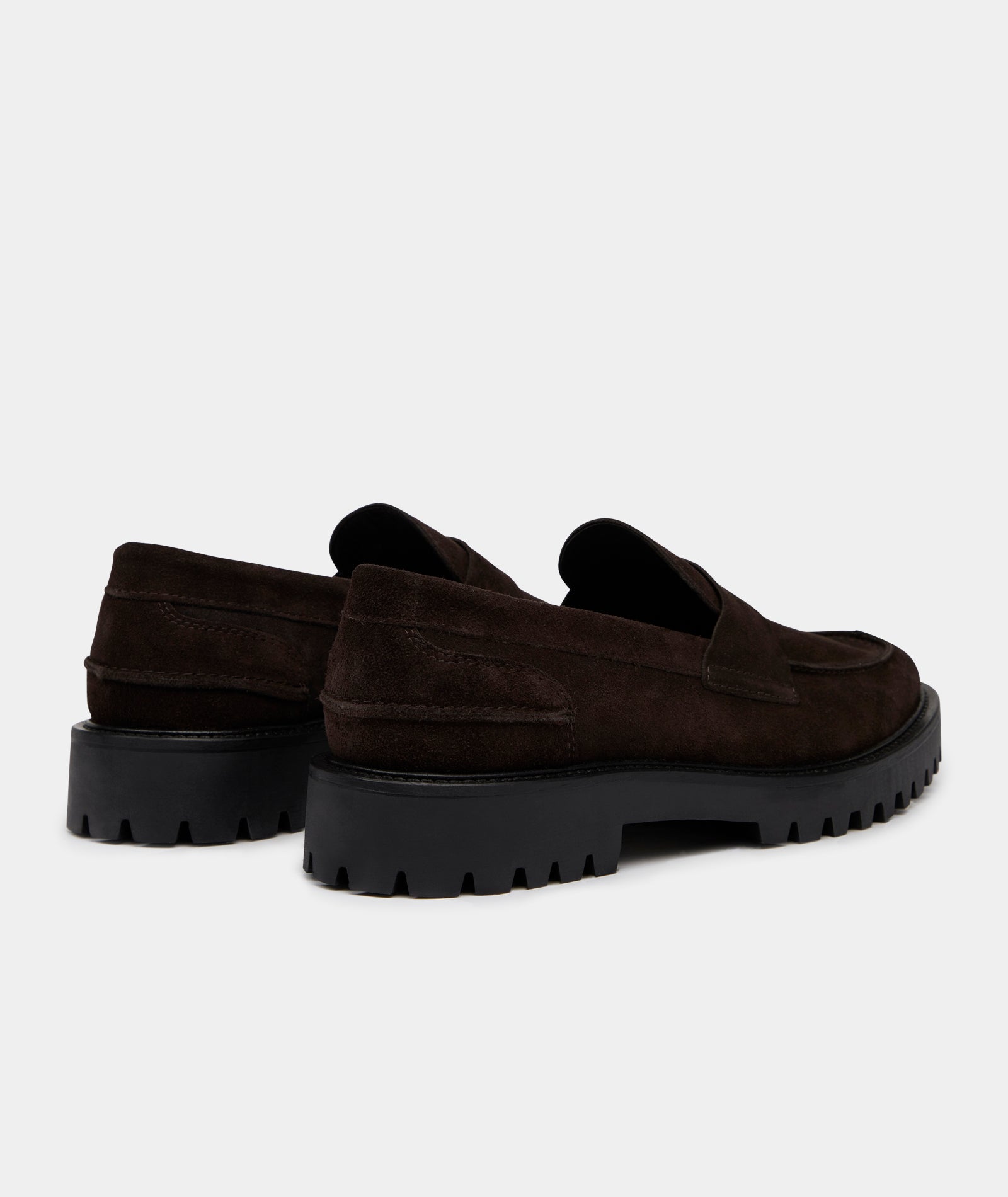 GARMENT PROJECT MAN Aaron Penny Loafer - Brown Suede Loafer 800 Brown