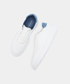 GARMENT PROJECT MAN Ace - White/Blue Leather Shoes 550 Blue