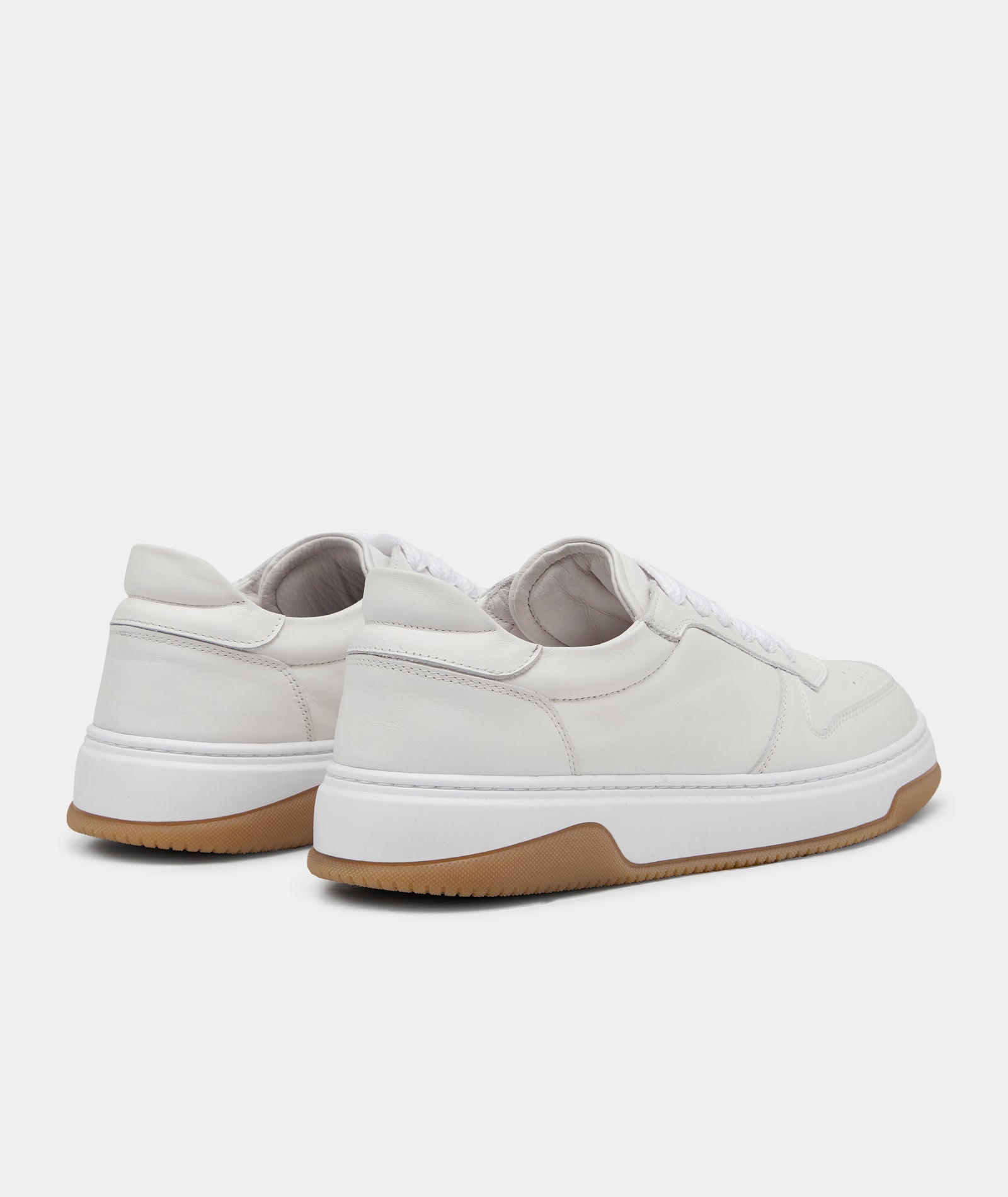 GARMENT PROJECT MAN Ace - White Leather / Gum Sneakers 100 White