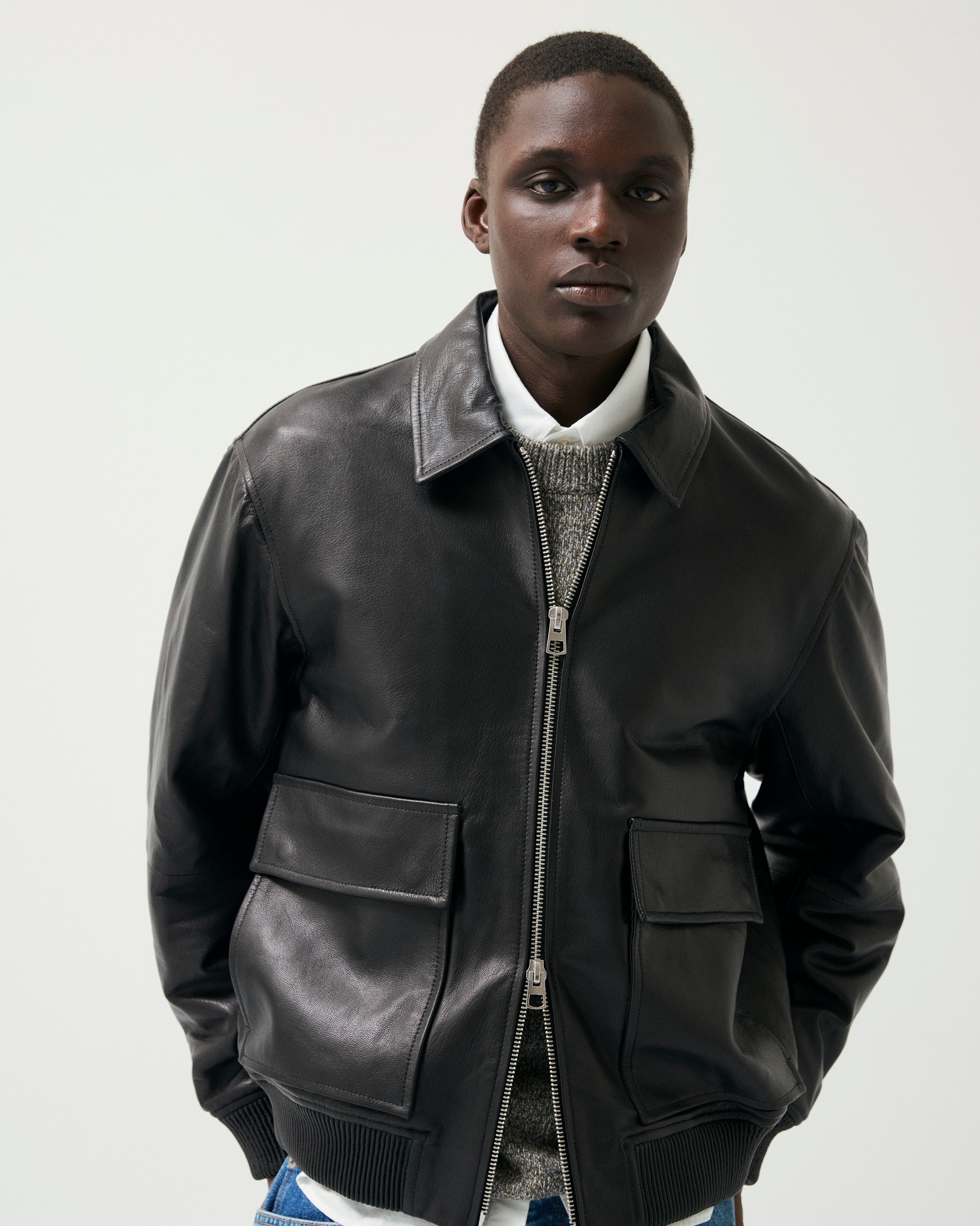GARMENT PROJECT MAN Aiden - Black Jacket 999 Black