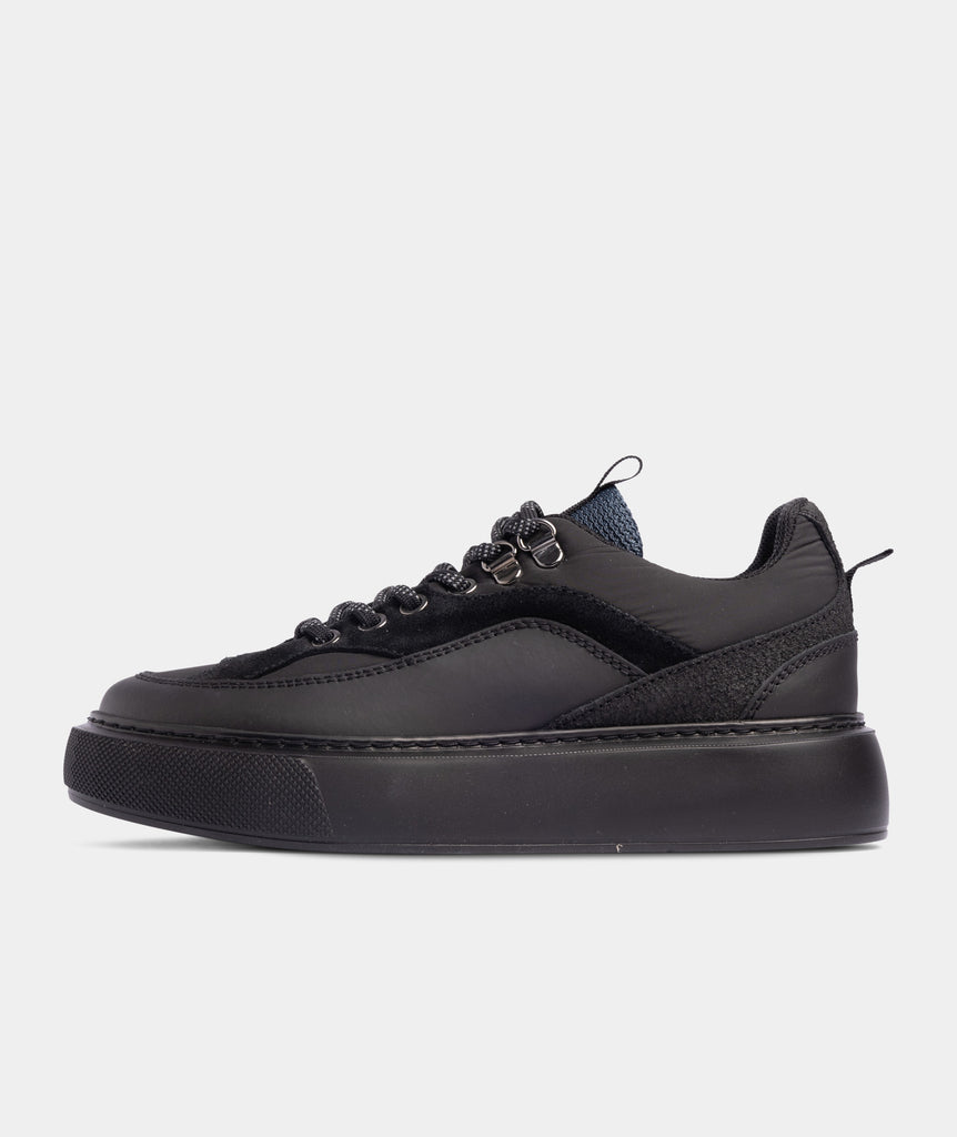GARMENT PROJECT WMNS Alaska Low - Black Nylon Sneakers 999 Black