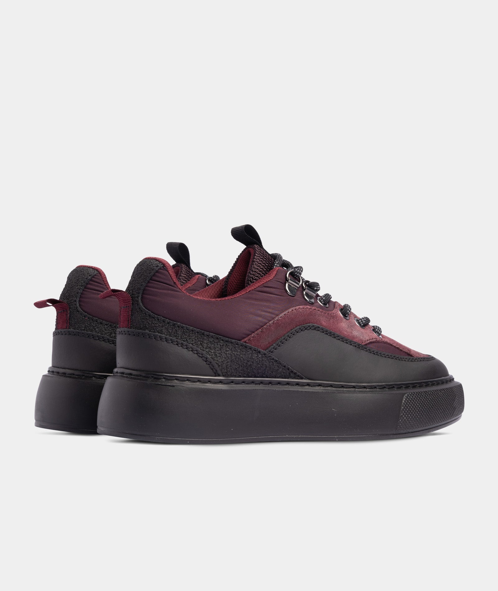 GARMENT PROJECT WMNS Alaska Low - Bordeaux Nylon Sneakers 710 Bordeaux