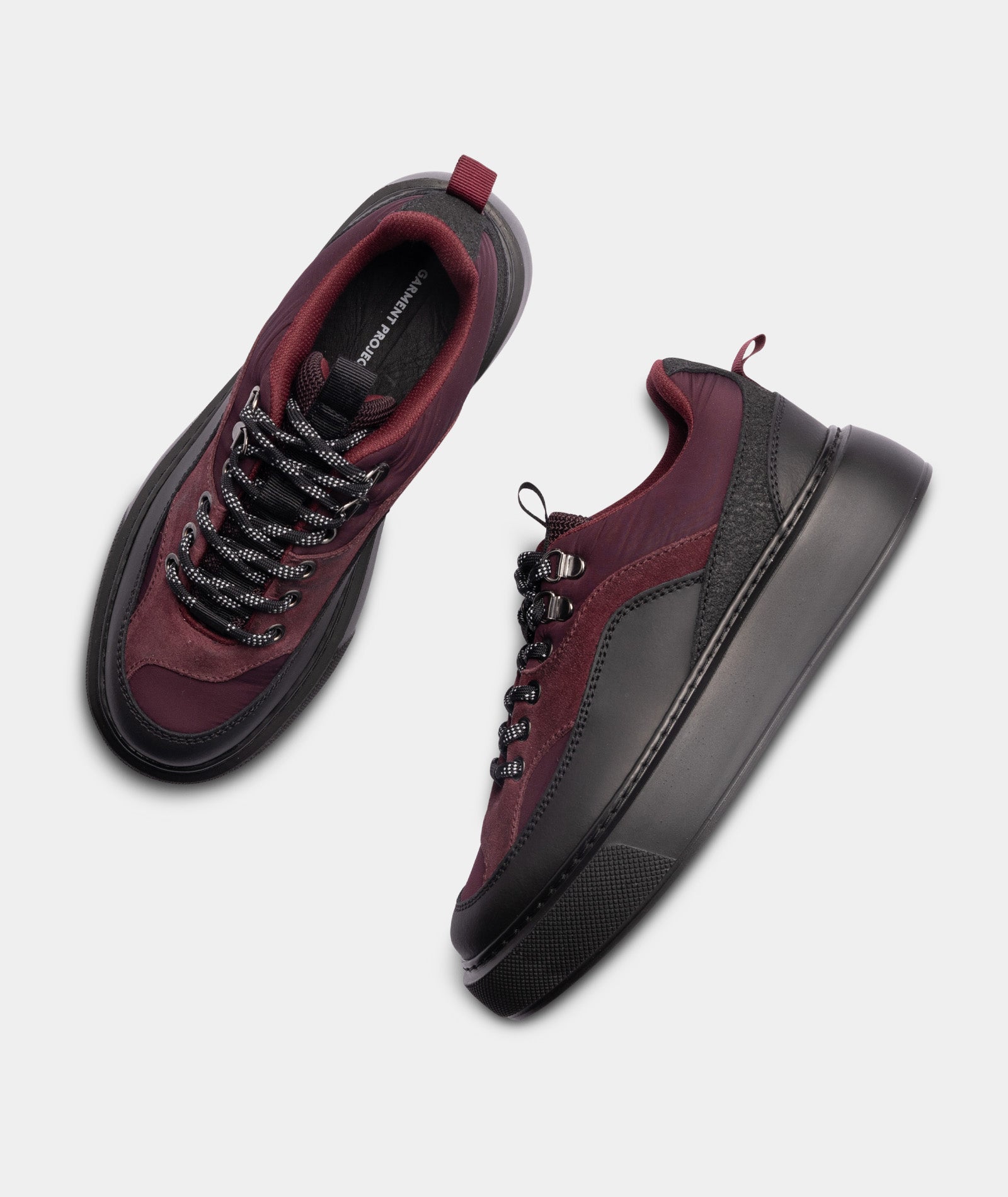 GARMENT PROJECT WMNS Alaska Low - Bordeaux Nylon Sneakers 710 Bordeaux