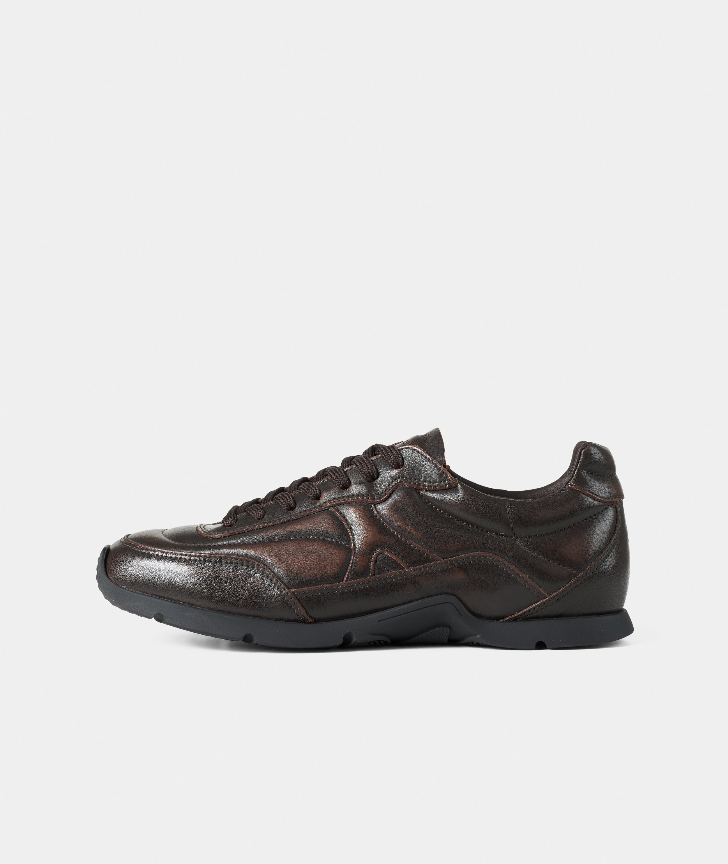 GARMENT PROJECT WMNS Ari - Brown Vintage Leather Sneakers 800 Brown