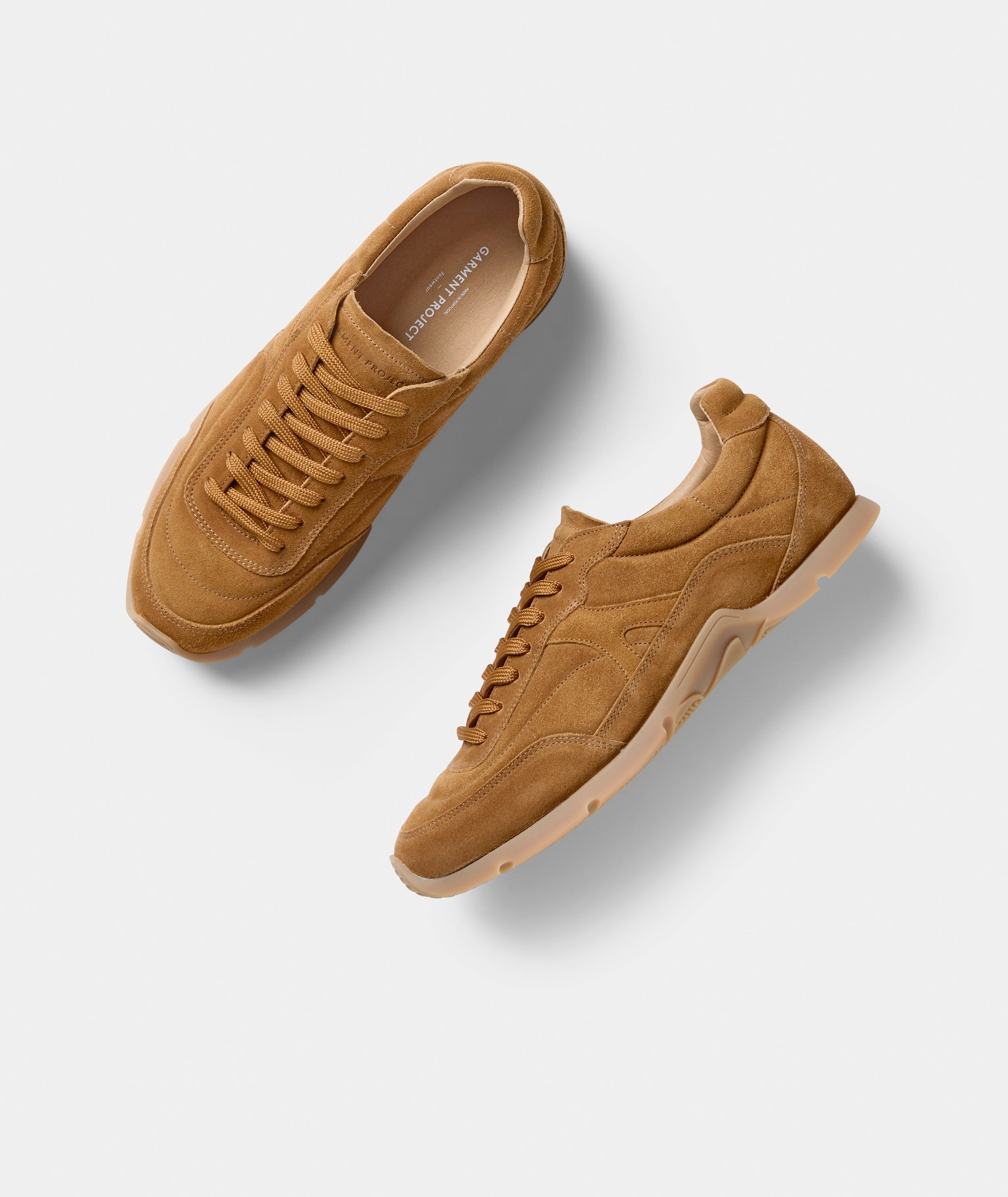 GARMENT PROJECT MAN Ari - Cognac Suede Sneakers 650 Cognac