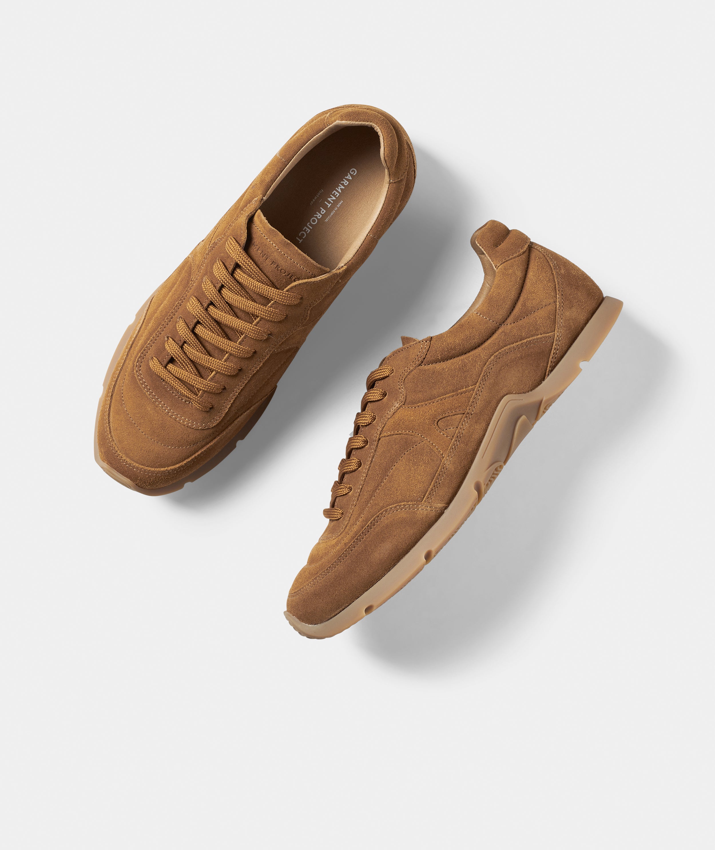 GARMENT PROJECT WMNS Ari - Cognac Suede Sneakers 650 Cognac