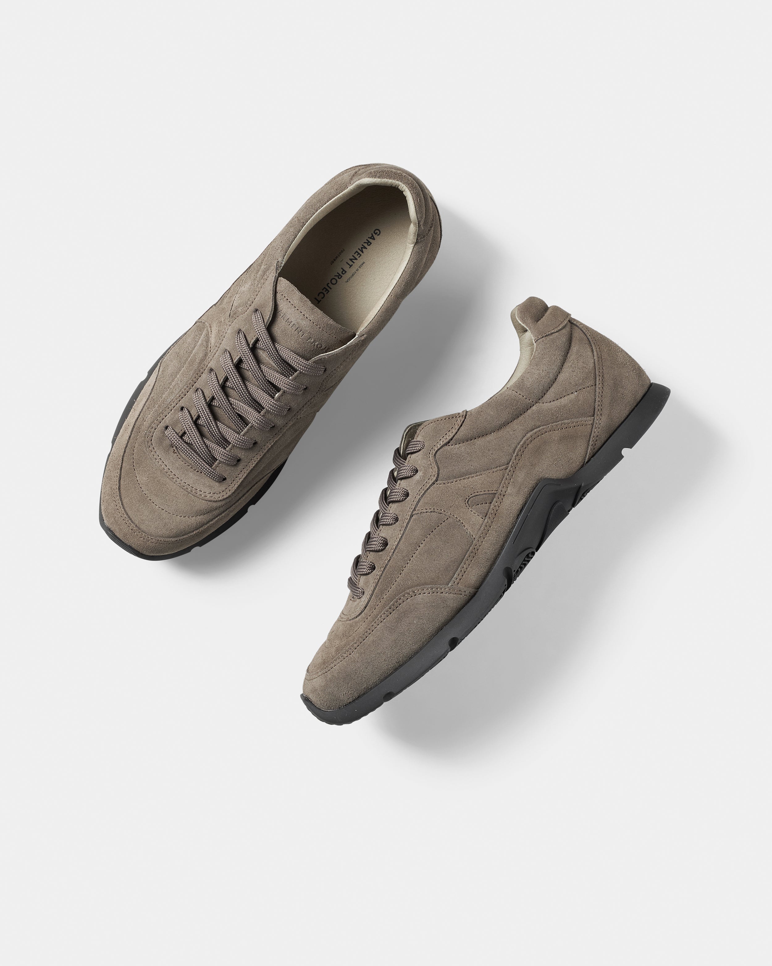 GARMENT PROJECT MAN Ari - Truffle Suede Sneakers 265 Truffle
