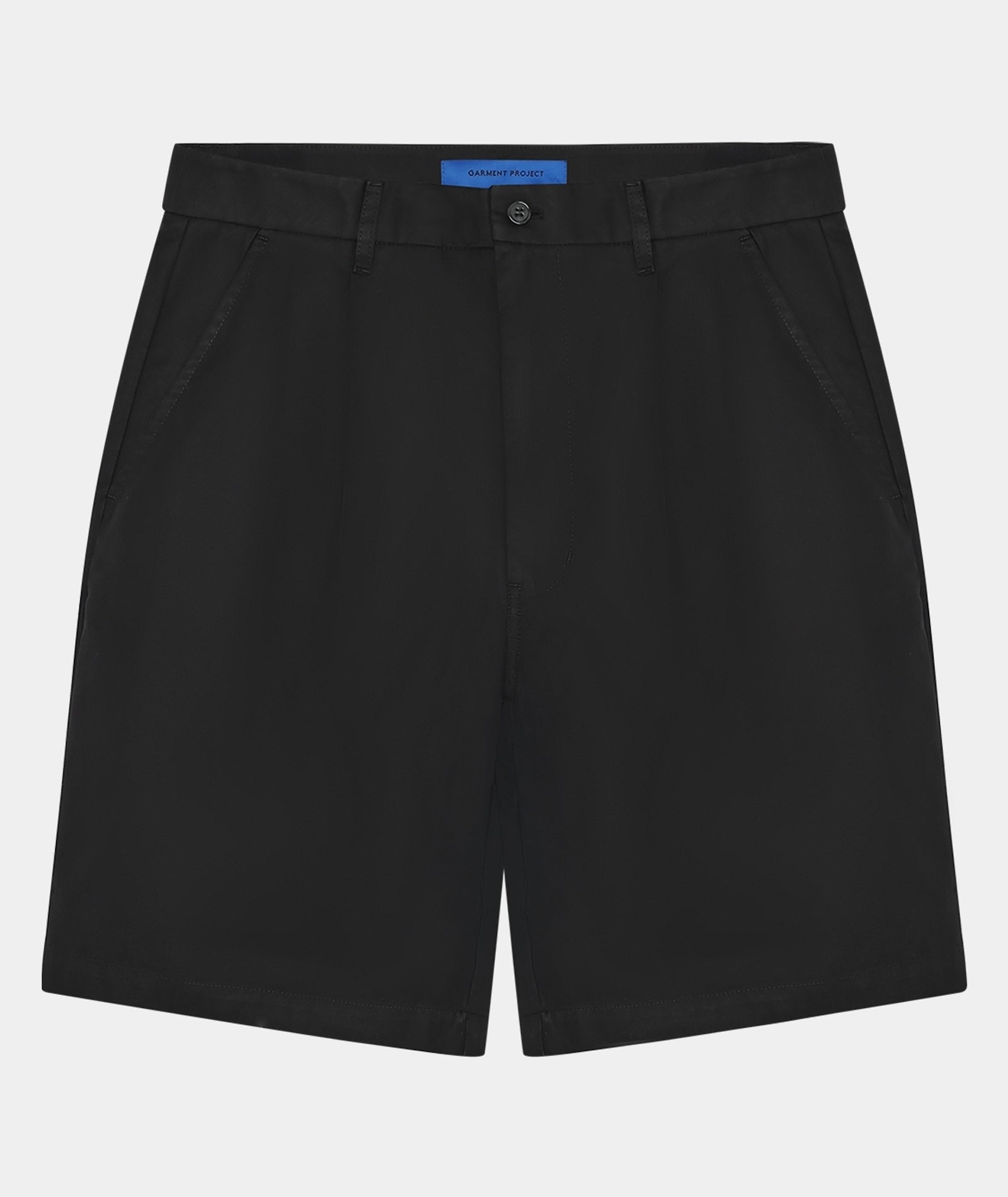 GARMENT PROJECT MAN Bill Shorts - Black Twill Shorts 999 Black