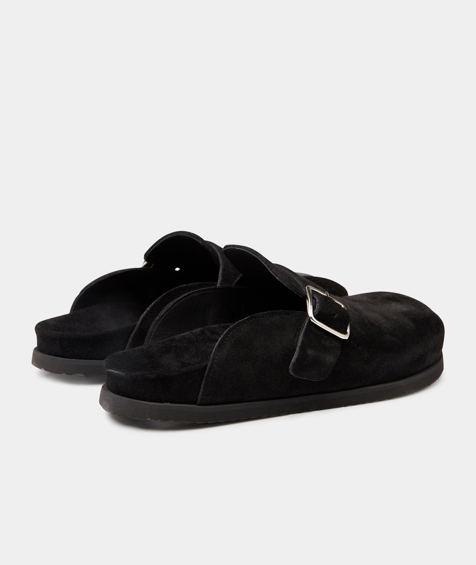 GARMENT PROJECT WMNS Blake Clog - Black Suede Shoes 999 Black