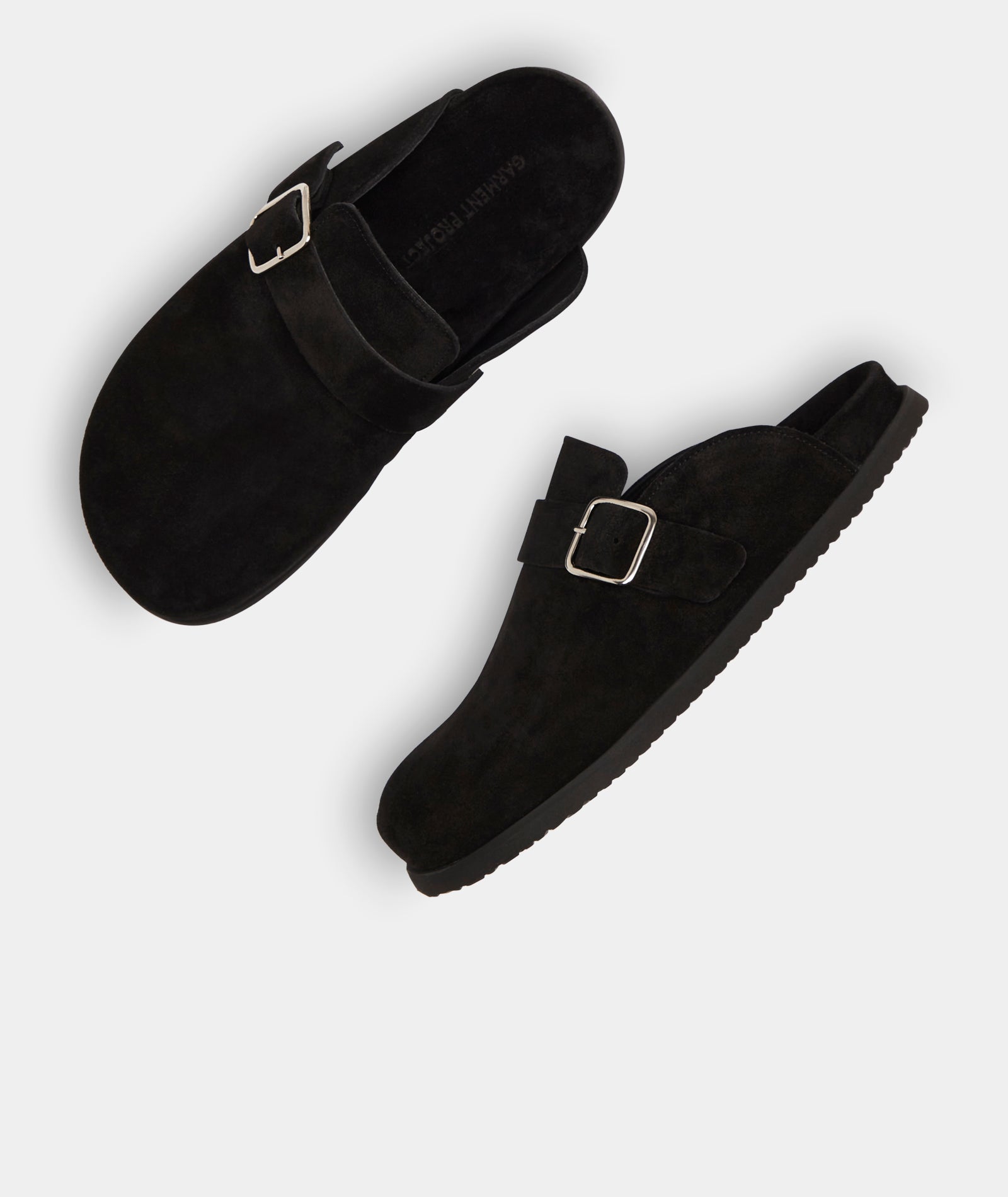 GARMENT PROJECT WMNS Blake Clog - Black Suede Shoes 999 Black