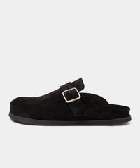 GARMENT PROJECT WMNS Blake Clog - Black Suede Shoes 999 Black