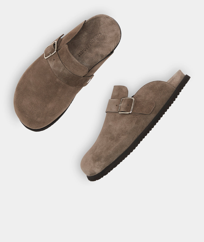 GARMENT PROJECT WMNS Blake Clog - Earth Suede Shoes 435 Ardesia