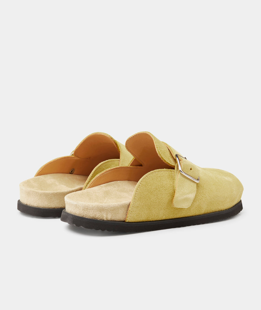 GARMENT PROJECT WMNS Blake Clog - Soft Yellow Suede Shoes 305 Soft Yellow