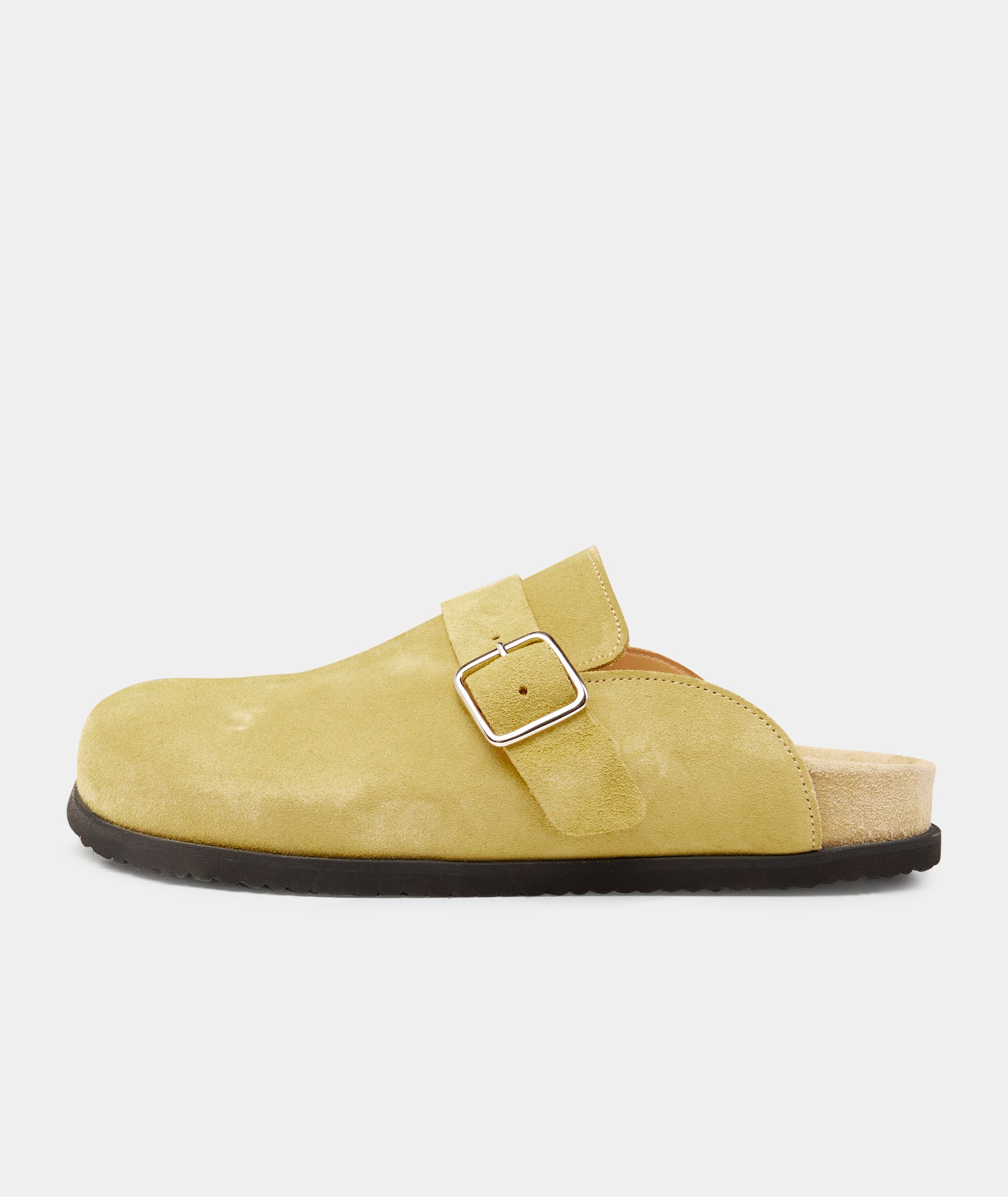 GARMENT PROJECT WMNS Blake Clog - Soft Yellow Suede Shoes 305 Soft Yellow