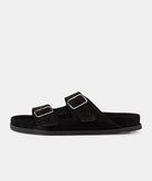 GARMENT PROJECT MAN Blake Sandal - Black Suede Shoes 999 Black