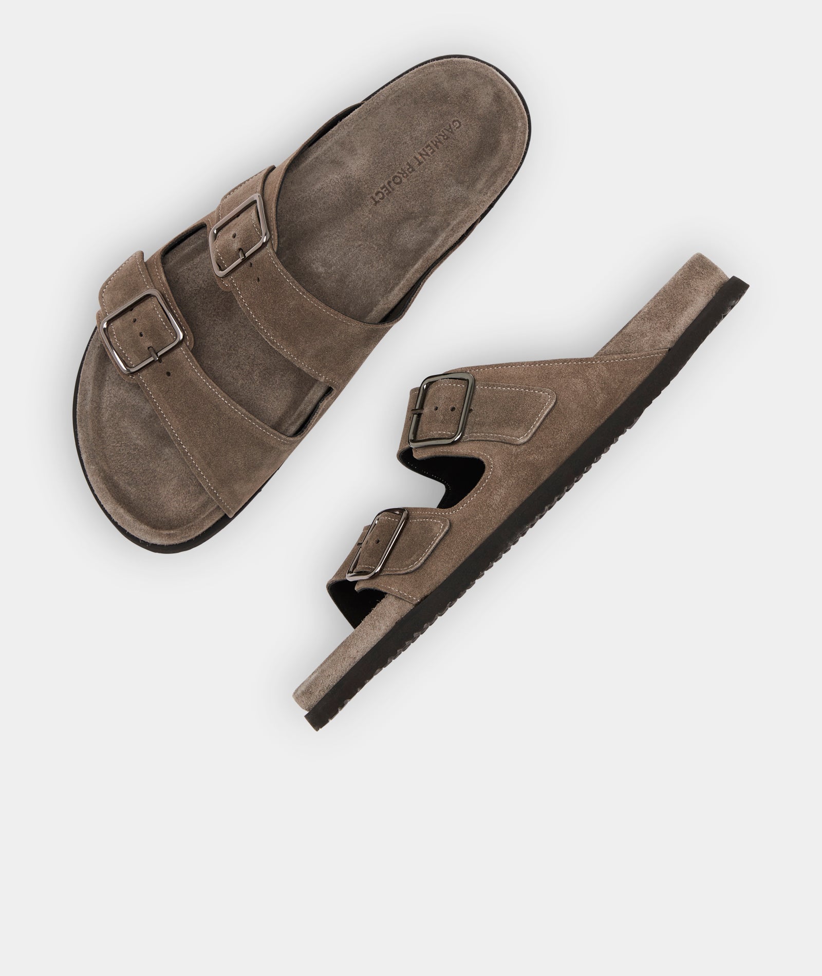 GARMENT PROJECT MAN Blake Sandal - Earth Suede Shoes 435 Ardesia