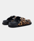 GARMENT PROJECT WMNS Blake Sandal - Leopard Shoes 650 Cognac