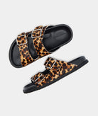 GARMENT PROJECT WMNS Blake Sandal - Leopard Shoes 650 Cognac