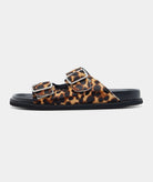 GARMENT PROJECT WMNS Blake Sandal - Leopard Shoes 650 Cognac