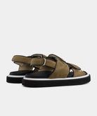 GARMENT PROJECT WMNS Bodi Recycled Sandal - Light Brown Corduroy Sandals 810 Light Brown