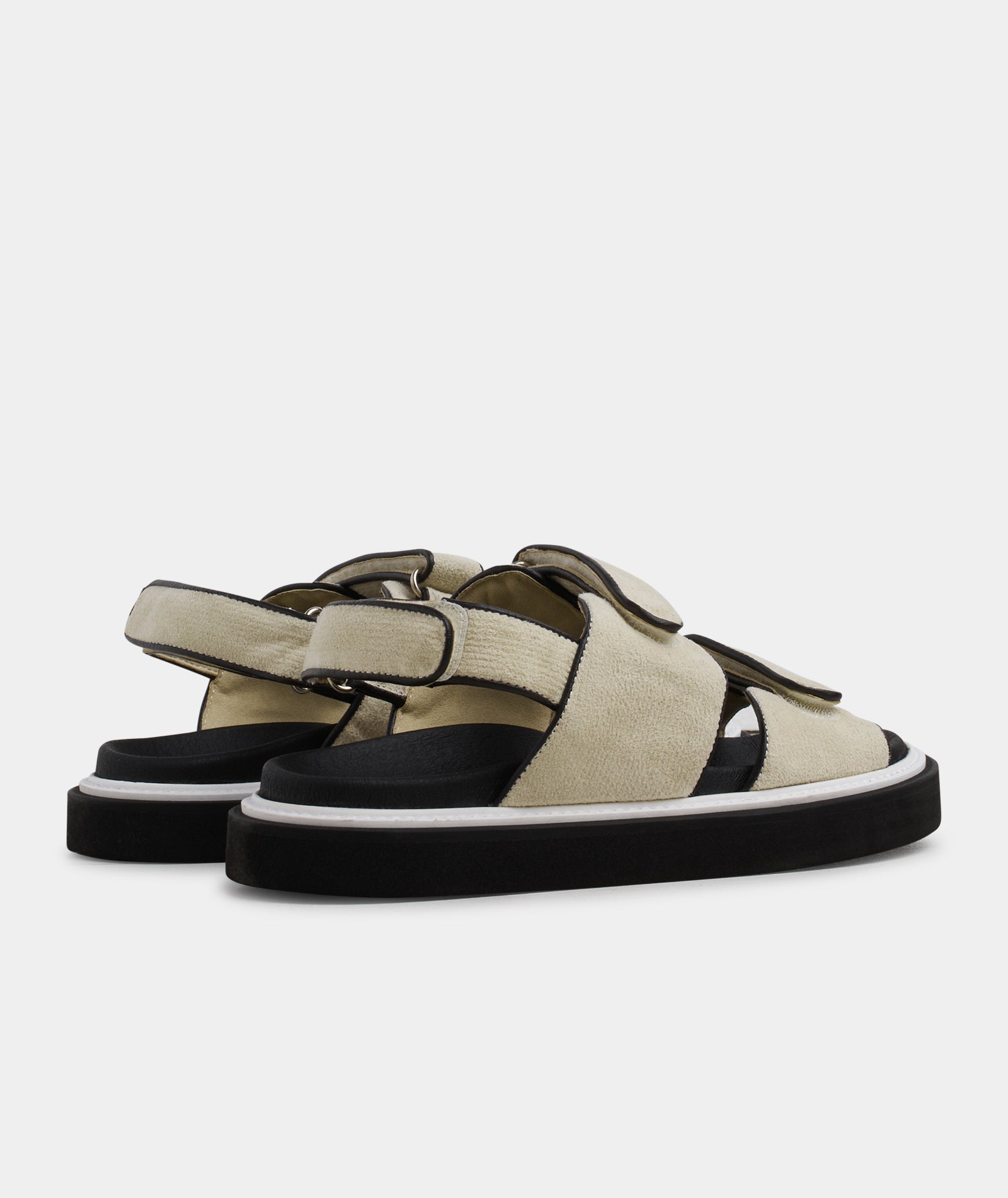 GARMENT PROJECT WMNS Bodi Recycled Sandal - Off White Corduroy Sandals 110 Off White