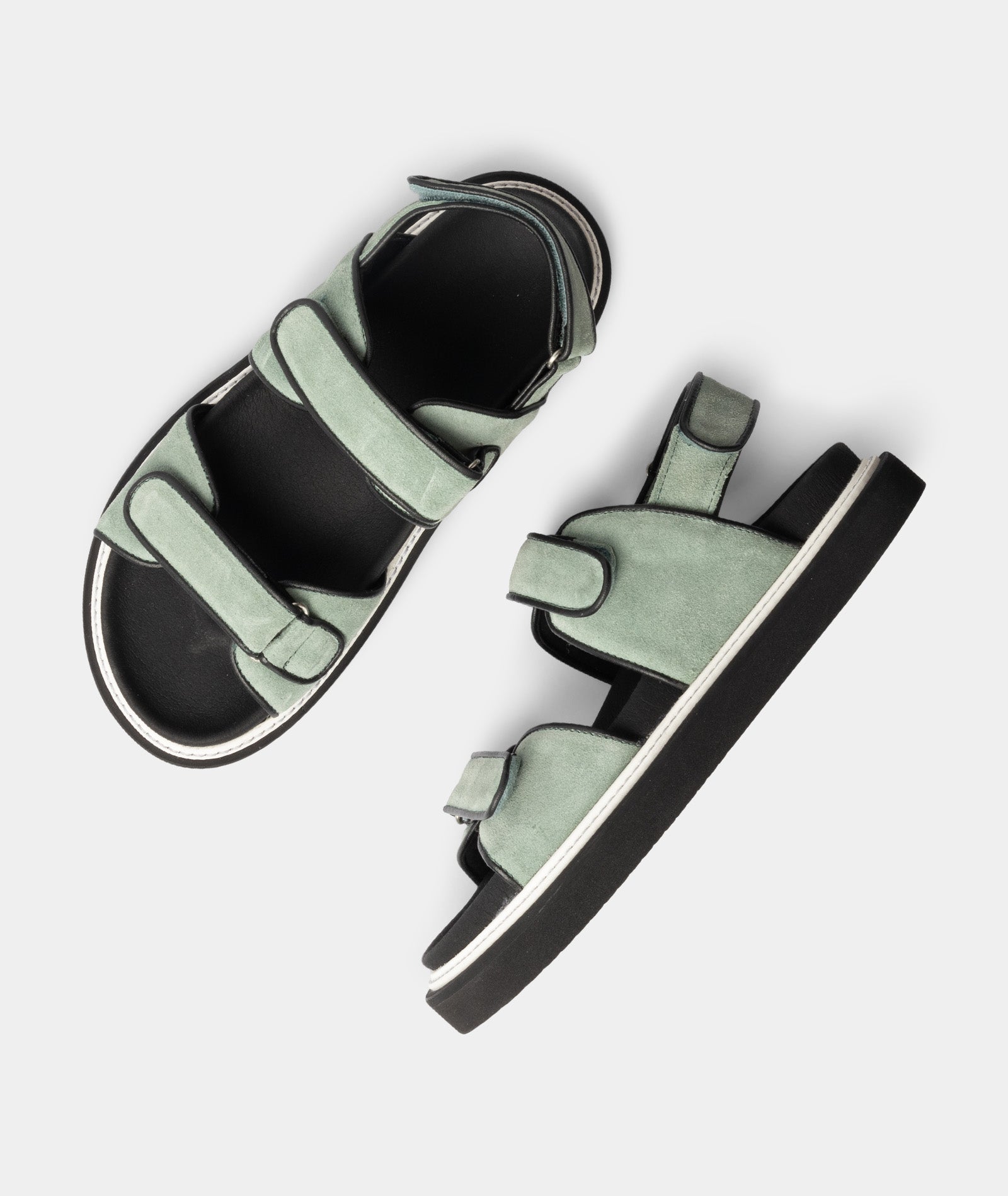 GARMENT PROJECT WMNS Bodi Sandal - Jade Suede Sandals 243 Jade