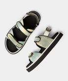 GARMENT PROJECT WMNS Bodi Sandal - Jade Tie Dye Canvas Sandals 243 Jade