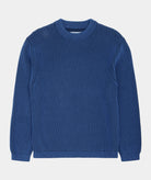 GARMENT PROJECT MAN Boxy Cotton Knit - Bicolored blue/navy Knit 550 Blue
