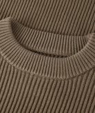 GARMENT PROJECT MAN Boxy Cotton Knit - Moss Knit 175 Moss