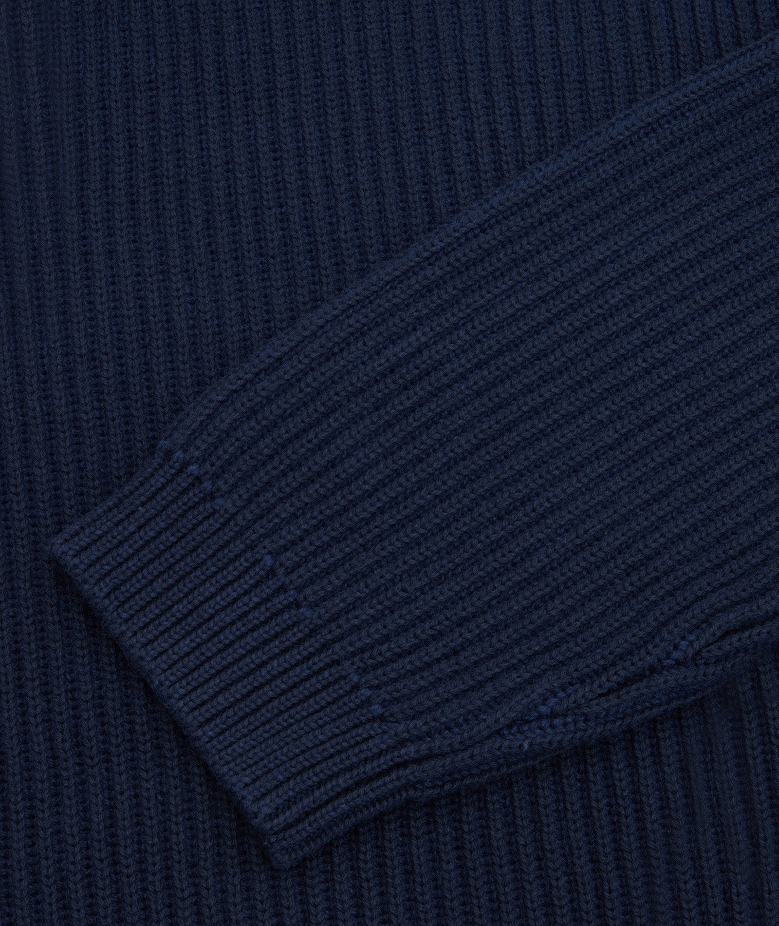 GARMENT PROJECT MAN Boxy Cotton Knit - Navy Knit 500 Navy