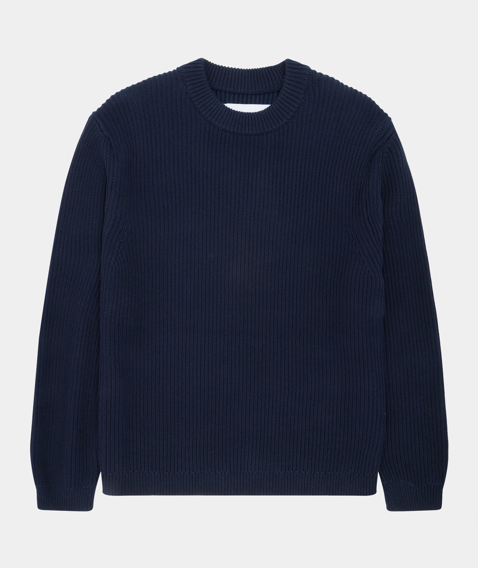 GARMENT PROJECT MAN Boxy Cotton Knit - Navy Knit 500 Navy