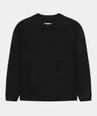 GARMENT PROJECT MAN Boxy Wool Knit - Black Knit 999 Black