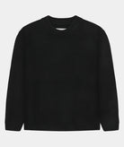 GARMENT PROJECT MAN Boxy Wool Knit - Black Knit 999 Black