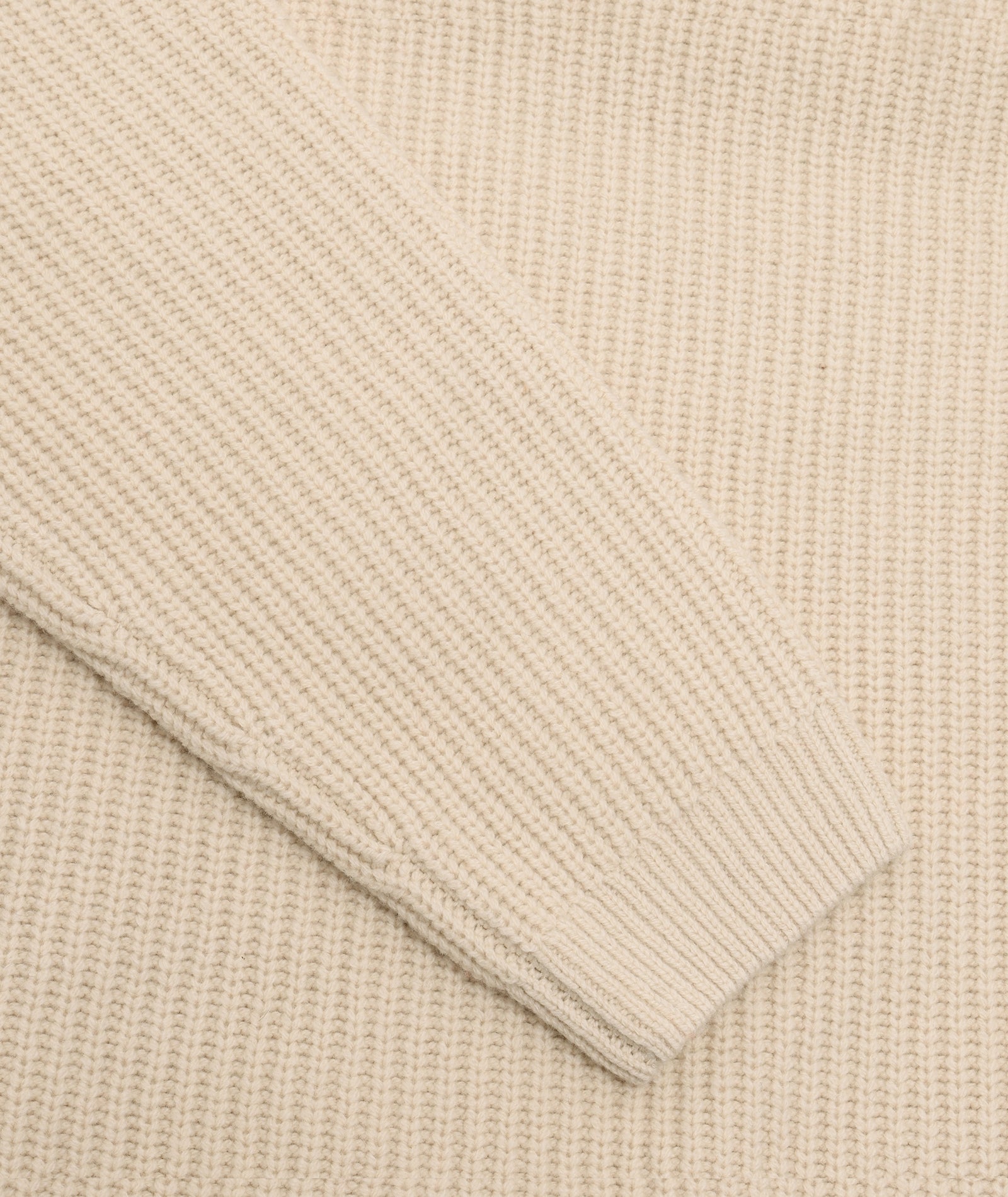 GARMENT PROJECT MAN Boxy Wool Knit - Bone Knit 111 Bone White