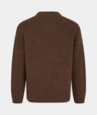 GARMENT PROJECT MAN Boxy Wool Knit - Brown Melange Knit 800 Brown
