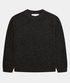 GARMENT PROJECT MAN Boxy Wool Knit - Dark Grey Melange Knit 400 Grey