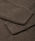 GARMENT PROJECT MAN Boxy Wool Knit - Taupe Melange Knit 140 Taupe