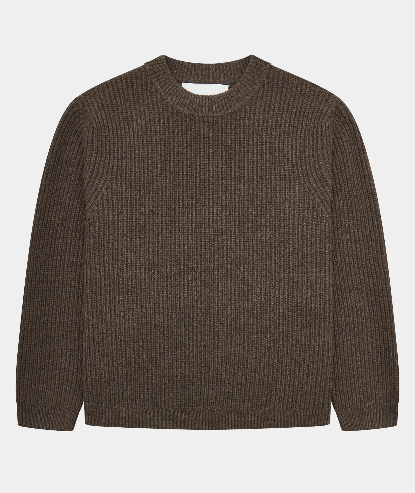 GARMENT PROJECT MAN Boxy Wool Knit - Taupe Melange Knit 140 Taupe