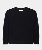 GARMENT PROJECT MAN Cashmere Raglan Knit - Black Knit 999 Black