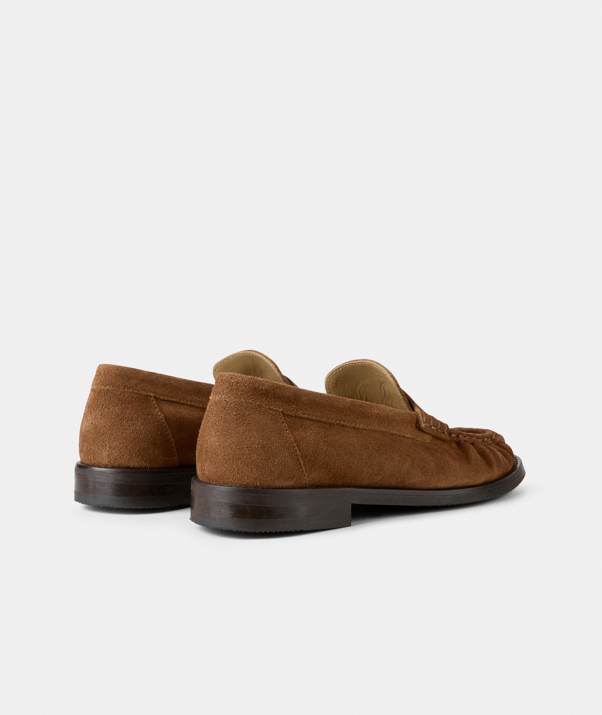 GARMENT PROJECT WMNS Charlie - Cognac Suede Loafer 650 Cognac