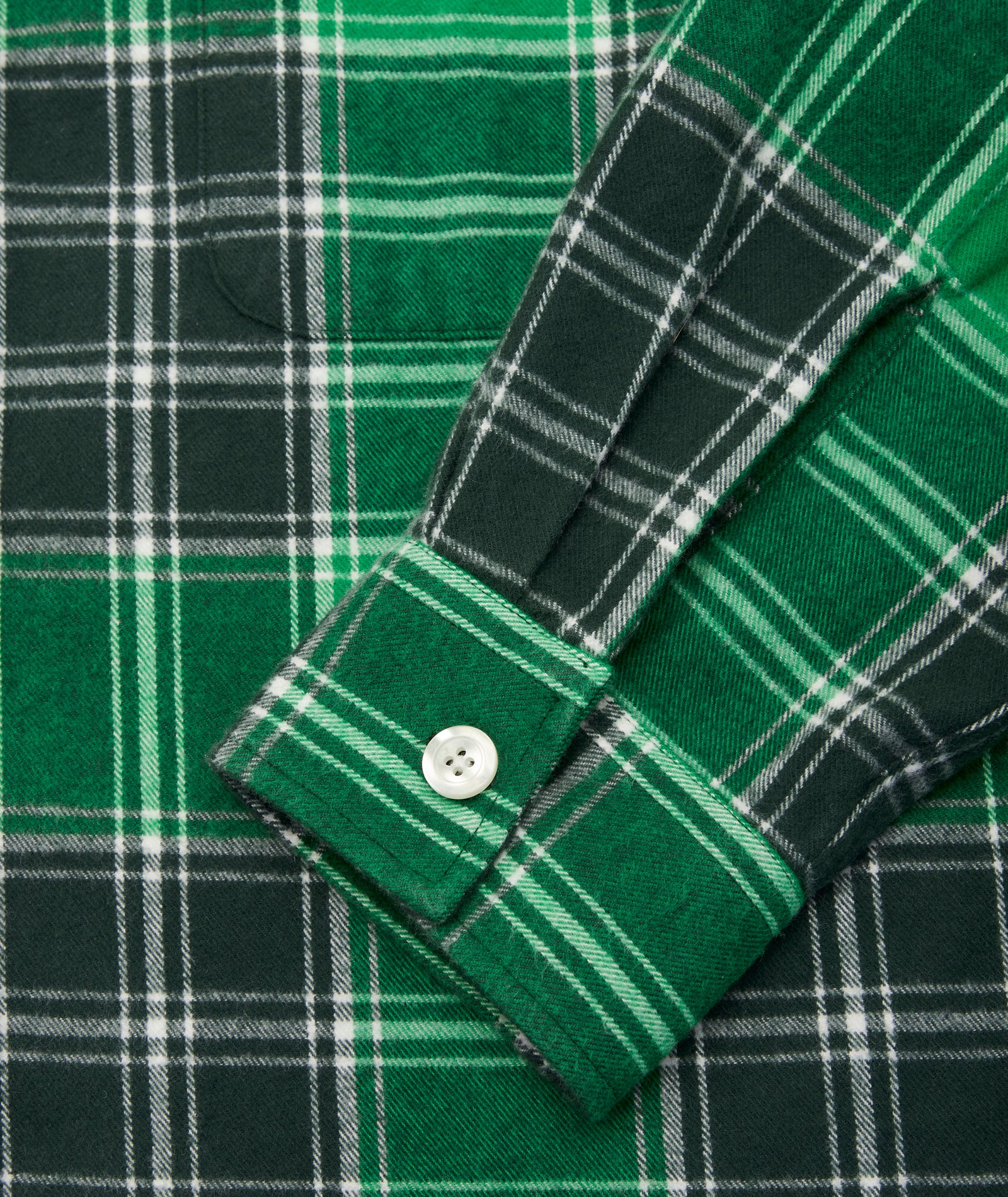 GARMENT PROJECT MAN Check Overshirt - Green Overshirt 200 Green