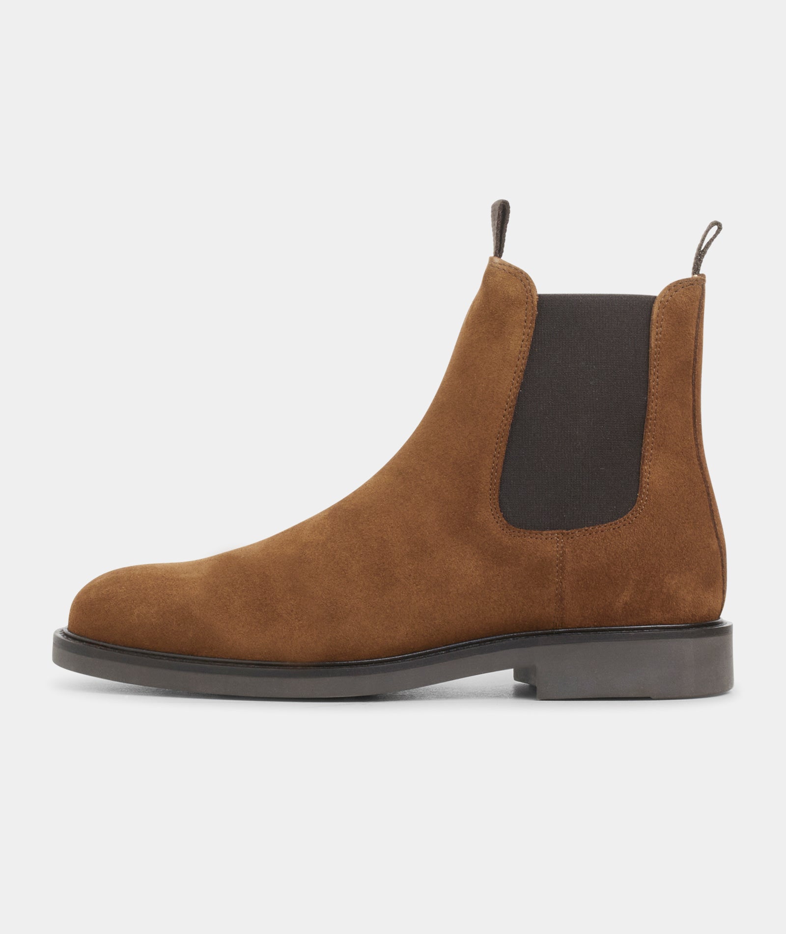 GARMENT PROJECT MAN Chelsea Boot - Cognac Suede Boots 650 Cognac