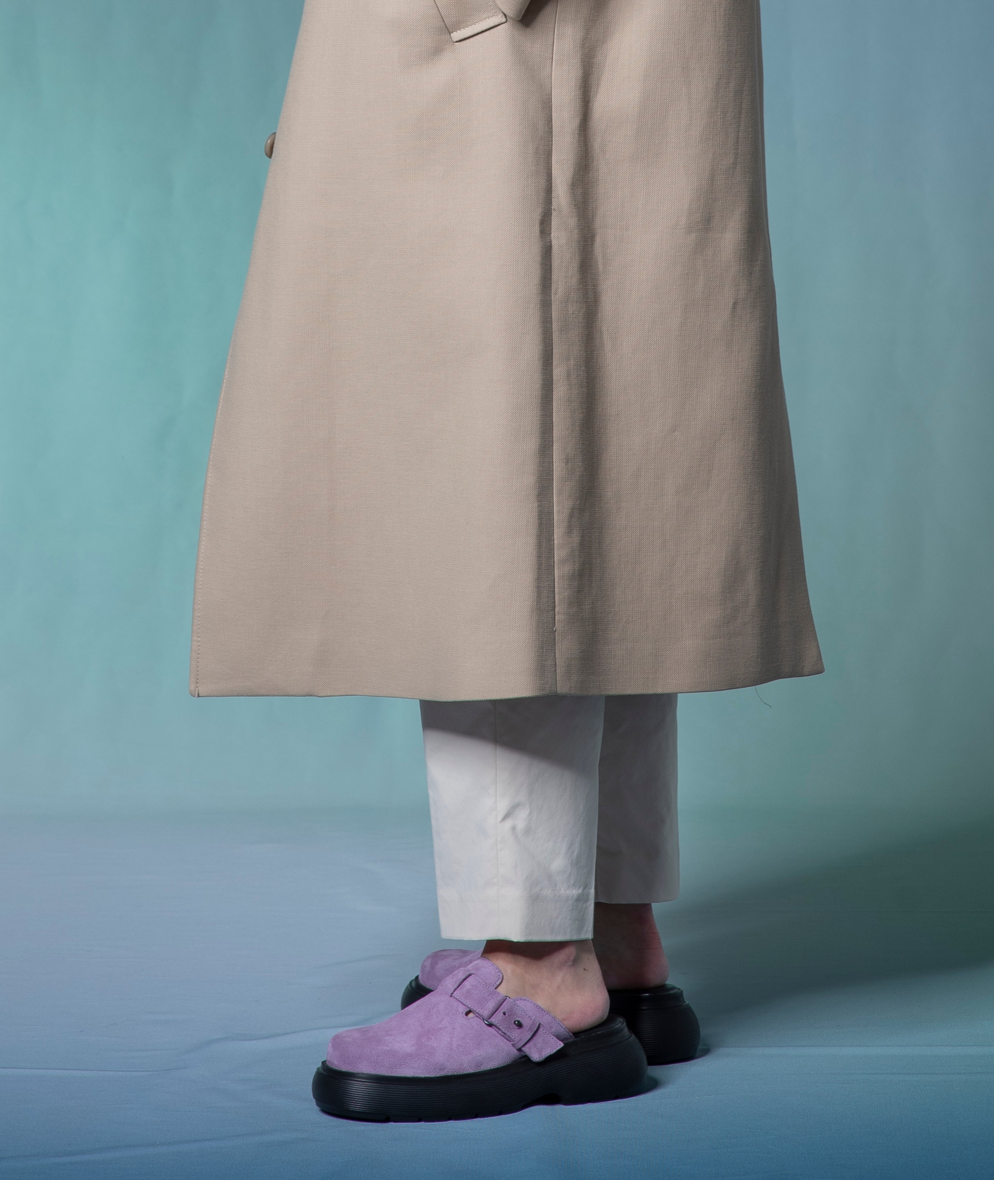 GARMENT PROJECT WMNS Cloud Clog - Orchid Suede Slipper 720 Purple