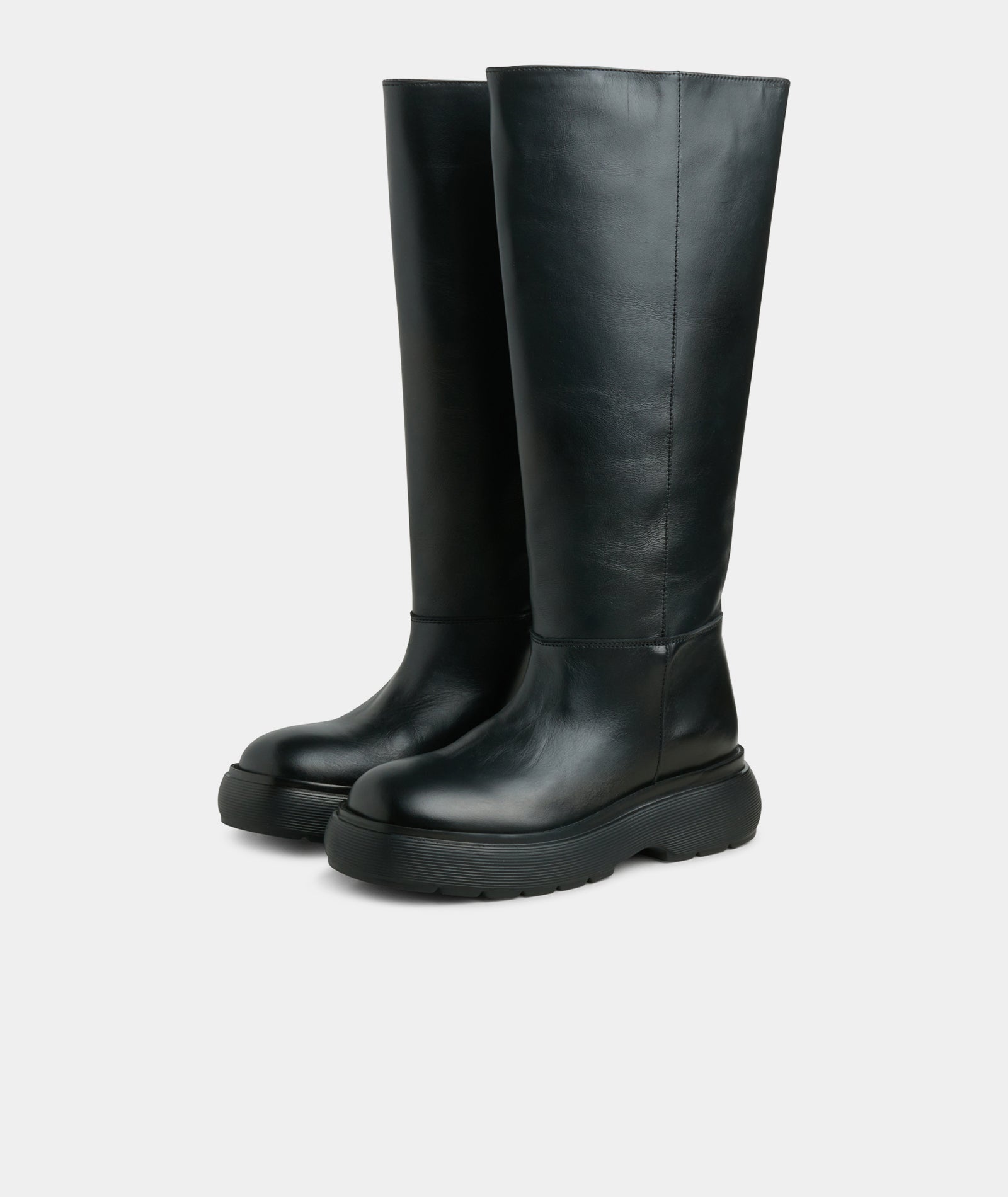 GARMENT PROJECT WMNS Cloud High Boot - Black Leather Boots 999 Black