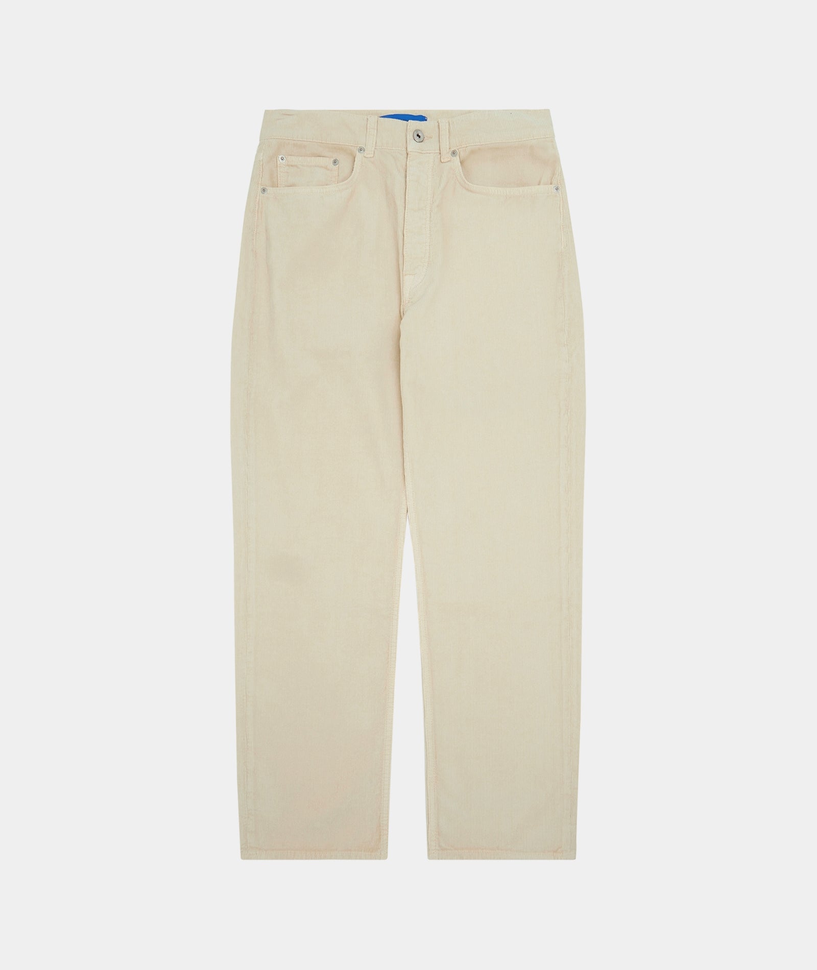 GARMENT PROJECT MAN Corduroy Five Pocket Loose Fit - Bone Pant 111 Bone White