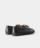 GARMENT PROJECT WMNS Daisy Boat Shoe - Black Vintage Leather Shoes