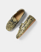 GARMENT PROJECT WMNS Daisy Boat Shoe - Soft Yellow Snake Leather Shoes 305 Soft Yellow